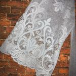 Lace Kimono:Beach Cover Up White Size M Photo 2