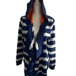 Ralph Lauren LAUREN Blue LRL Orange Striped Hoodie Size Large Photo 2