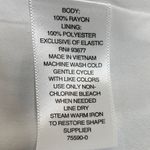 a.n.a NWT  Size 6 Green Naples Stripe Faux Wrap Skirt Photo 10