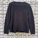 Vintage 90s Croft and Barrow Moody Fall Leaves Floral Cardigan Sweater MEDIUM Black Photo 5