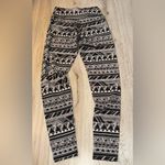 PINK - Victoria's Secret Victoria's Secret pink Black cream tan Patterned Leggings tights Photo 1