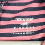 Horny Toad Pink Navy Stripe Sleeveless Cowl Neck A-Line Dress Women's XS Photo 4
