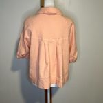 Antonio Melani  peach orange short sleeve button front jacket size 12 Photo 3