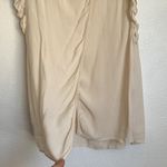 Ba&sh Fani Ruffle-trimmed Crepe Top in Cream Photo 4