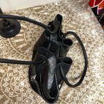 Cole Haan Large Black Pebbled Leather 2 Handle Satchel Shoulder Bag Photo 6