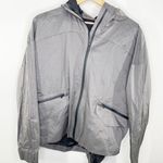 Lululemon Drizzle Down Lightweight Grey Full Zip Rain Jacket Women's Size 10 Photo 8