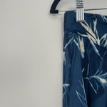 Nic+Zoe  Women's Blue Floral Botanical Vintage Pull-On Relaxed Trousers Size‎ 10 Photo 6