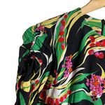 La DoubleJ Tinder Multicolor Floral Print Long Sleeve Midi Dress Size Black Size XS Photo 9