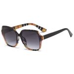 Plaid Bucket Hat, Scarf, and Sunglasses Set Tan Photo 2