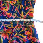 J Crew Floral Shift‎ Dress ($118) Size 2 Tropical Floral Resort Palm Leaf Preppy Blue Photo 12