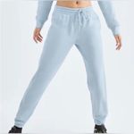 Aritzia Tna Airy Fleece Joggers Size Small Blue Photo 0