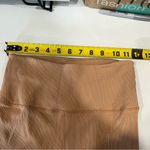 Love Tree Tan Ribbed High Rise Bike Shorts Womens Size Small 8” Inseam Photo 4