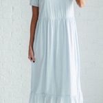 Clad & Cloth  The Bonnie Dress Light Blue. Size XSmall. EUC Photo 1