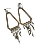 Bebe Kim Kardashian  Triangle Fringe Earrings Photo 8