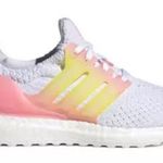 Adidas Ultraboost 5.0 DNA White/Ftwr Beam Pink" Grade School Sneaker Sz 7 Photo 0