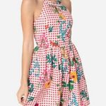 Smak Parlour Red Checkered Dress Size L Photo 0