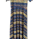 LuLaRoe Women Size Large Maxi Dress Aztec Western Stretch Cowgirl Loungewear Photo 0