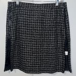 Laundry by Shelli Segal Tweed Double Side Zip Mini Pencil Skirt Women’s 8 Photo 2