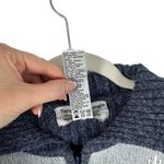 Tiara International  Blue Christmas Sweater Cardigan Santa Presents Womens Medium Photo 3