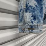 Womens Denim Jacket XS Blue Tie Dye Cropped Y2K Indie BB Dakota By Steve Madden Photo 6