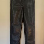 Aritzia (Wilfred) Black Pleather Pant Size 8 Photo 0