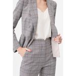 Rebecca Taylor Plaid Wool Blend Peplum Blazer Size 2 New with Tags Photo 2