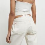 BDG  by Urban Outfitters Cutout Cowboy Cream Jeans Photo 1