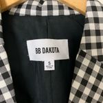 BB Dakota  Gingham Blazer Jacket Size Small Black White Photo 1