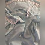 Vintage Gossard Artemis Nightgown Womens Medium Ice Blue Nylon Robe Button Up Photo 6