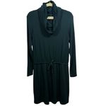 Lou & grey Long Sleeve Cowl Neck Dress Green S Photo 3