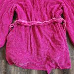 Retrofete Gabrielle Robe Dress in Pink Sequins Size Medium NWT Long Sleeve Photo 8