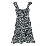 Veronica Beard  Amal Floral Midi Ruffle Sleeveless Dress Blue 10 Photo 15