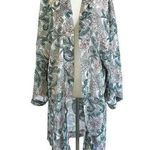 Loft  Multicolor Paisley Sheer Kimono Cover Up Women One Size | 19-28 Photo 0