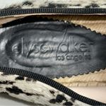 Elyse Walker 38 Black White Calf Hair Animal Print Leather Espadrilles Loafers Size 7.5 Photo 8