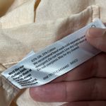 Eileen Fisher Women's Silk Cotton Alabaster Mandarin Collar Button Blouse Medium Photo 4