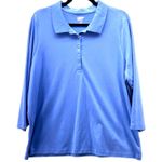Lands' End Lands‎ End Polo Shirt Blue 2X Photo 0