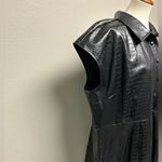 Halogen Women’s  Black Croc Embossed Button Down Size 22/24 NWT Photo 5