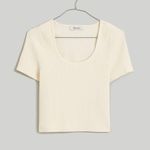 Madewell  Ottoman Crop Sweater Tee Photo 1