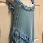 Unbranded Ruffled Maxi Dress Blue Size L Photo 10