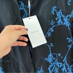 NWT MUNTHE Naim Silk Cotton Black Blue Long Sleeve Cocktail Designer Dress XS Size undefined Photo 5