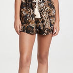 Ulla Johnson Women's Floral Alegria Square Neck Puff Sleeve Romper Size 12 Photo 0