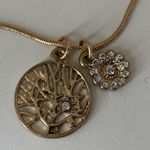 R.J. Graziano Tree of Life + Crystal Flower Pendants Necklace 16 Photo 0