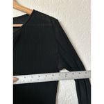 Armani Collezioni  Black Plisse Longline Button Front Cardigan 10 Photo 6