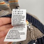 American Eagle  Outfitters Blue Tan Aztec Hooded Pullover Sweater Size Medium Photo 5