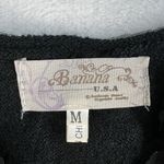 Vintage Y2K Dress M Medium Dark Romantic Fairy Floral Goth Black Midi Ruffles Photo 5