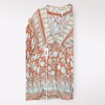 Free People  Moonlight Dance Tunic Top‎ Coral Size S Photo 4