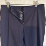 Doncaster  Collection Women's Navy Blue Cotton Spandex Straight Leg Pants Size 8‎ Photo 5
