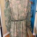 Mimi Chica Green Beige Women’s Floral Dress Photo 1