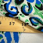 Eliza J Blue Paisley Sheath Dress Womens 4 Mini 3/4 Sleeve Preppy Office Work Photo 6