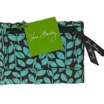 Vera Bradley BRAND NEW Ladies  Shower Vines Euro WALLET NWT ~ Brown & Teal Green Photo 0